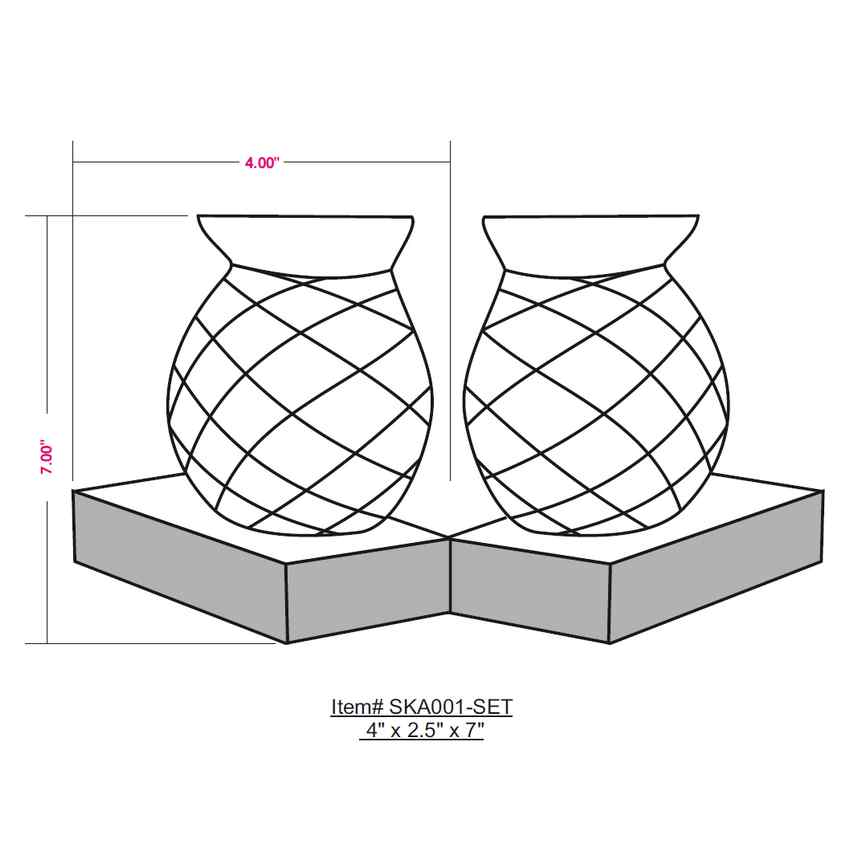 Slatina White Bookend